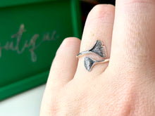 Load image into Gallery viewer, Gingko Goddess Ring in Silver