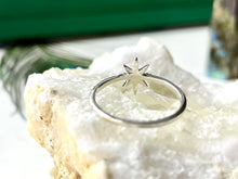 Load image into Gallery viewer, North Star Ring in Silver