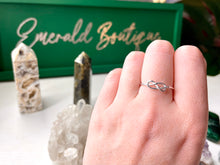 Load image into Gallery viewer, Infinity Knot Ring in Silver