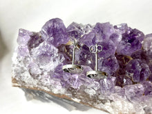 Load image into Gallery viewer, Day & Night Mountain Earrings in Silver