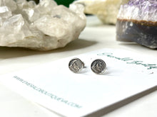Load image into Gallery viewer, Day & Night Mountain Earrings in Silver