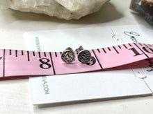 Load image into Gallery viewer, Day & Night Mountain Earrings in Silver