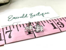Load image into Gallery viewer, Twin Pines Earrings in Silver