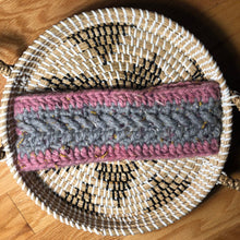Load image into Gallery viewer, Pink Storm Chevron Ear Warmer Headband