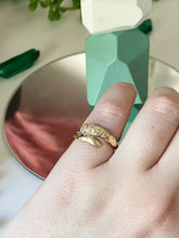 Load image into Gallery viewer, HAMMERED TEXTURE RING IN GOLD - Emerald Boutique VA
