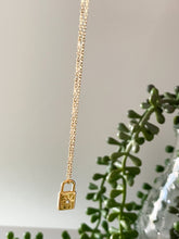 Load image into Gallery viewer, STAR LOCK NECKLACE IN GOLD - Emerald Boutique VA