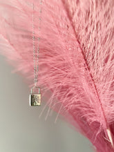 Load image into Gallery viewer, STAR LOCK NECKLACE IN SILVER - Emerald Boutique VA