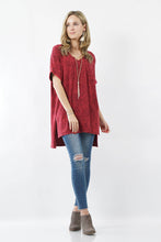 Load image into Gallery viewer, Seeing Red Tunic in Crimson