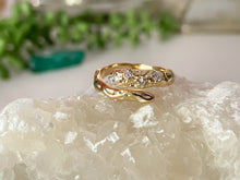 Load image into Gallery viewer, HAMMERED TEXTURE RING IN GOLD - Emerald Boutique VA