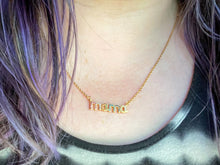 Load image into Gallery viewer, MAMA COLORFUL NECKLACE IN GOLD - Emerald Boutique VA