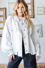 Load image into Gallery viewer, Starry Eyed Jacket in White

