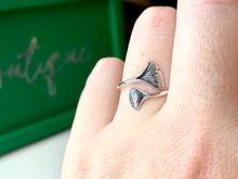 Load image into Gallery viewer, Gingko Goddess Ring in Silver
