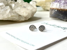 Load image into Gallery viewer, Day &amp; Night Mountain Earrings in Silver
