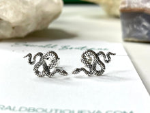 Load image into Gallery viewer, Slither Hither Earrings in Silver
