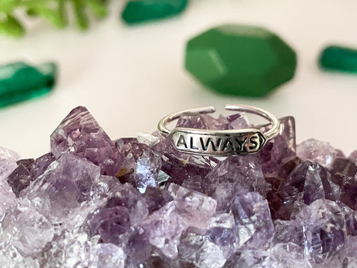 ALWAYS RING IN SILVER - Emerald Boutique VA