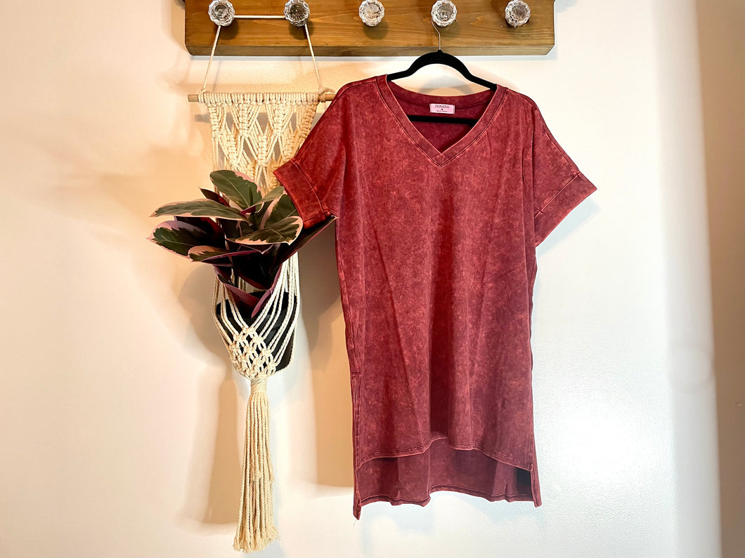 Seeing Red Tunic in Crimson